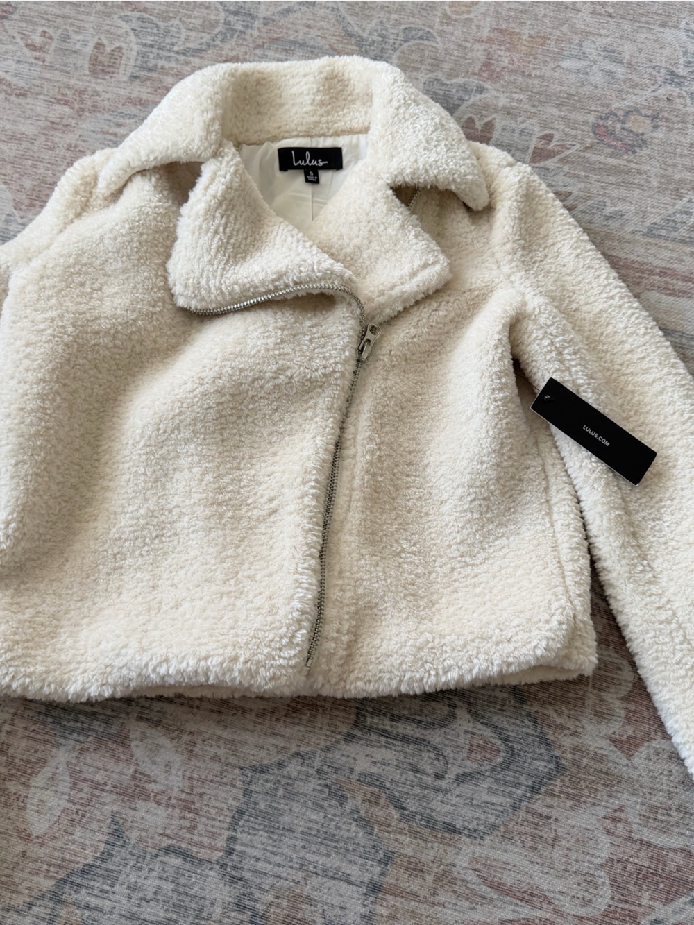 Lulu's Cream Plush Sherpa Jacket